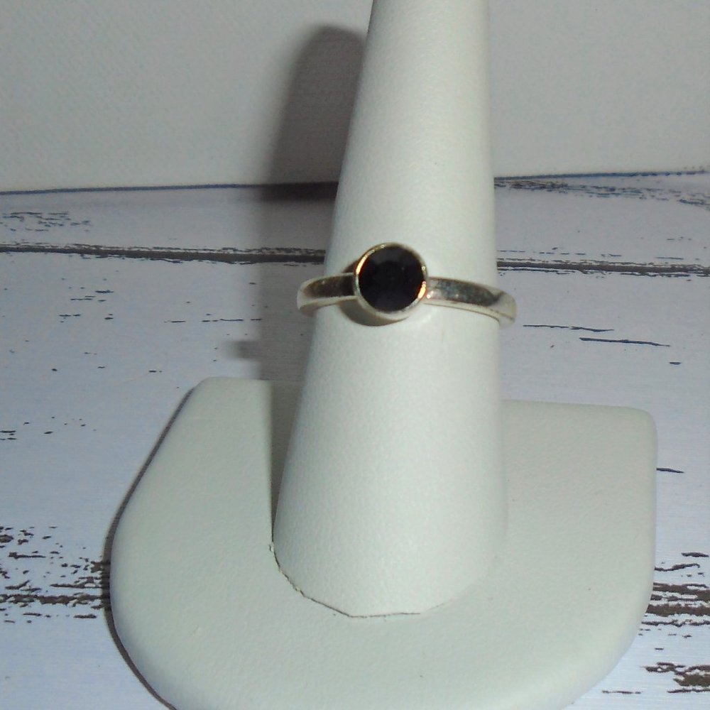 Black Stone Ring - image 1